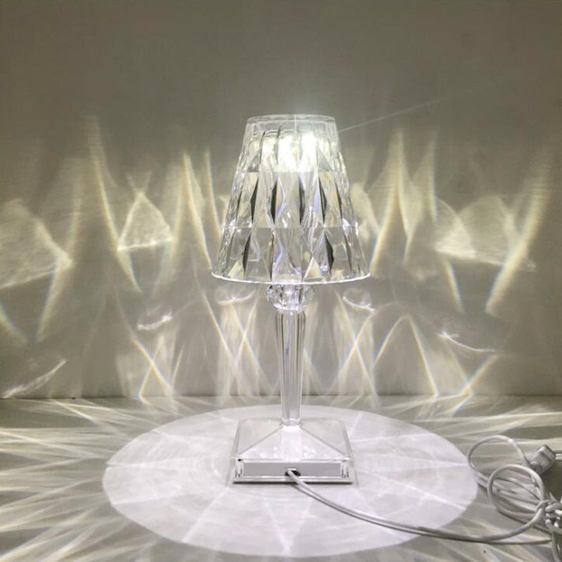 Luminária Crystal - USD LED sem fio Premium