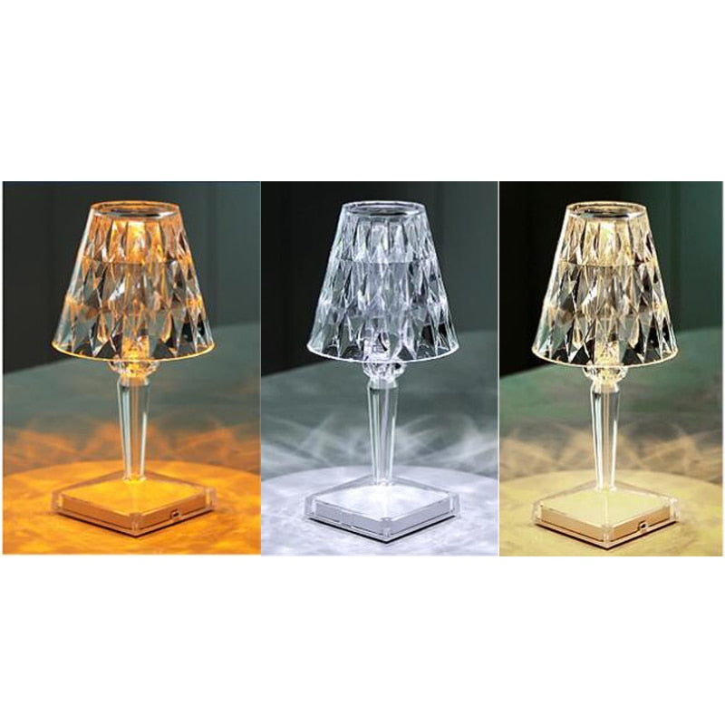 Luminária Crystal - USD LED sem fio Premium